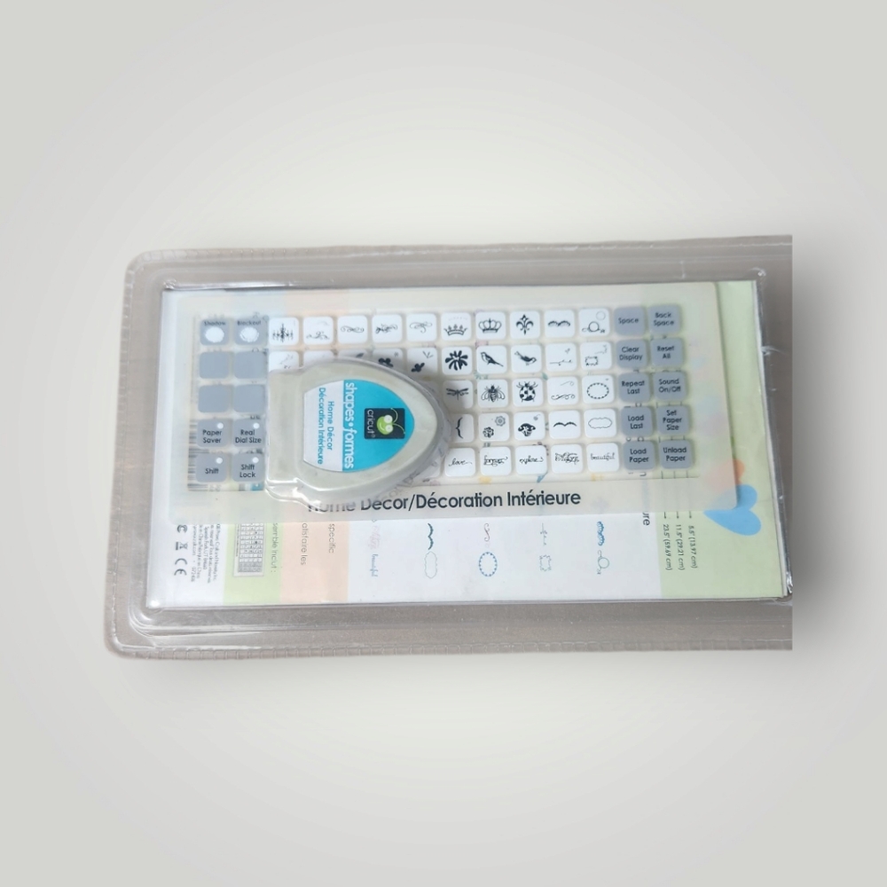 Cricut Home Decor Cartridge shapes Cartridge and Pad